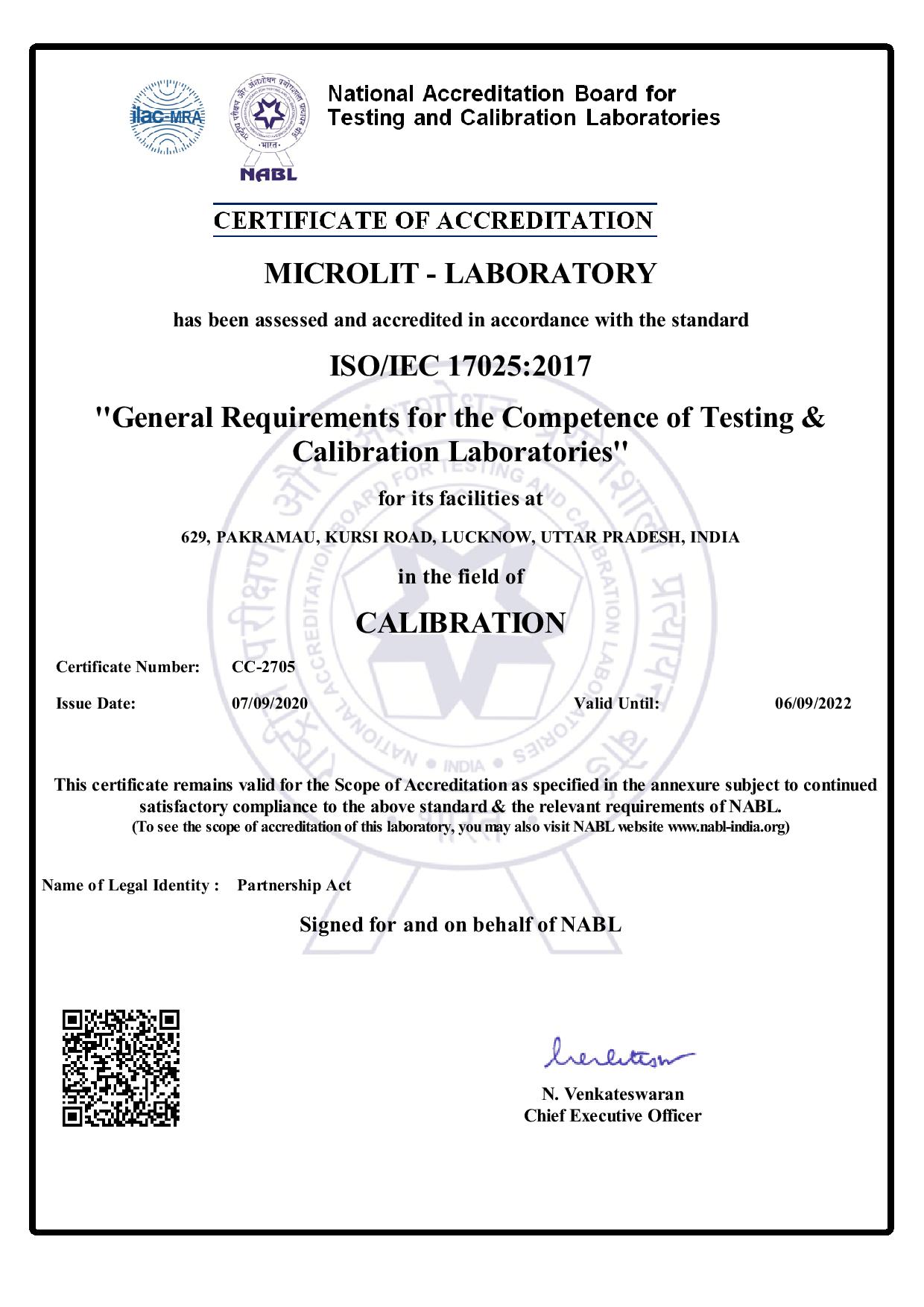 Certification
