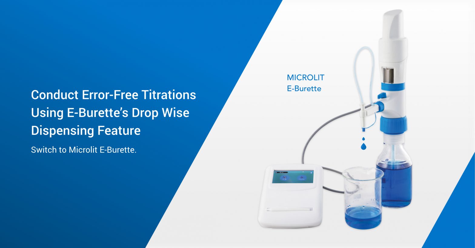 Microlit E-burette – Banner