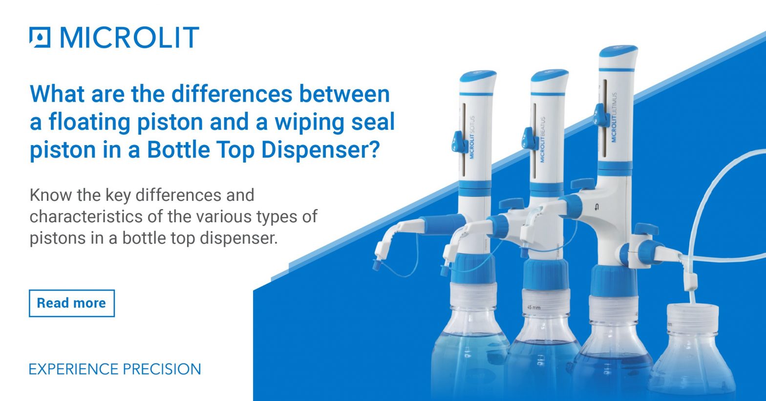 Bottle Top Dispenser with Piston