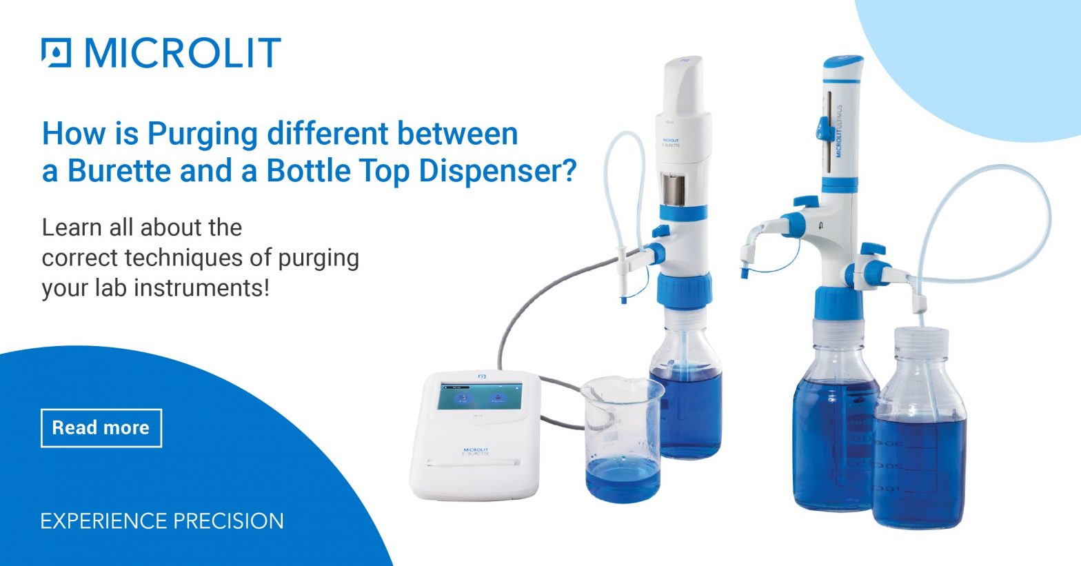 How to Perform Purging in a Burette and Bottle Top Dispenser
