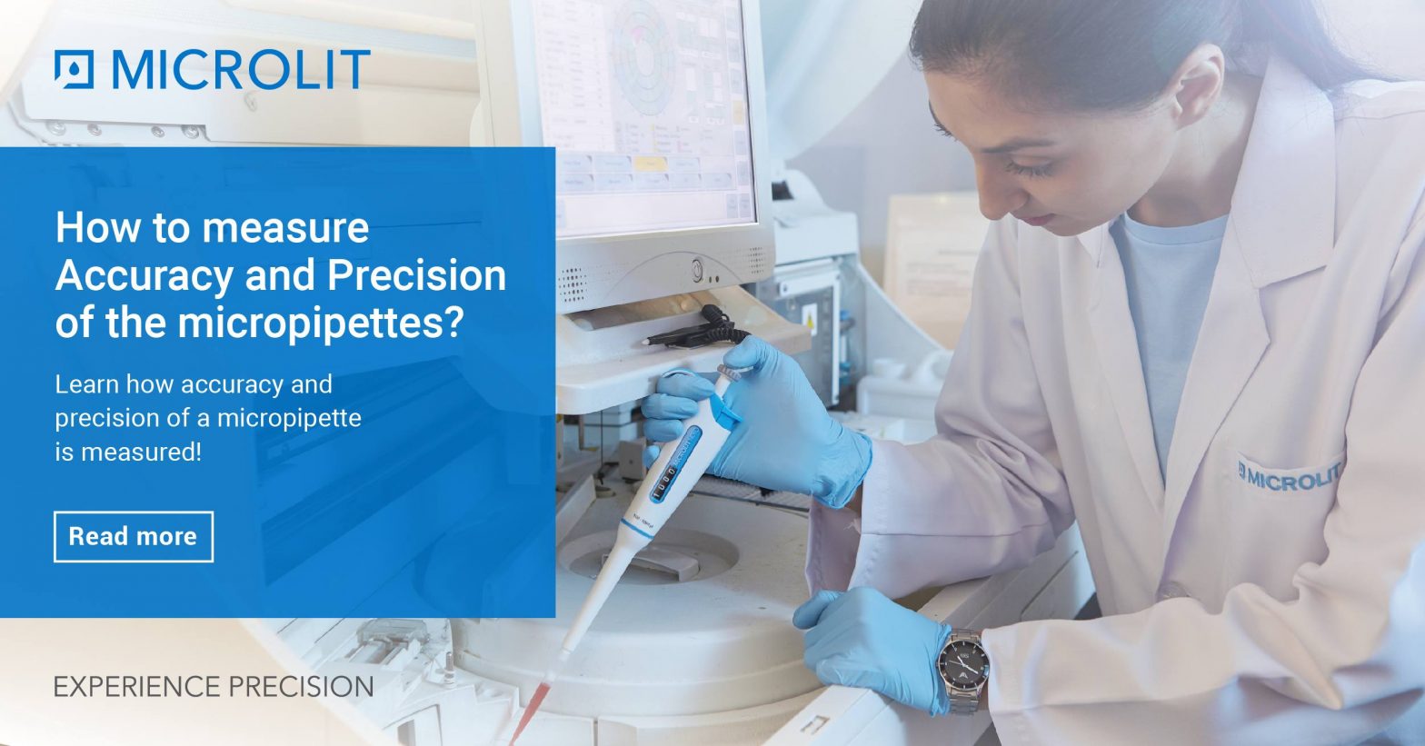 How to measure accuracy and precision of the micropipettes?