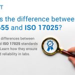 what are the differences between ISO 8655 and ISO 17025 (1)
